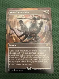 Borderless Regular Teferi’s Protection Magic The Gathering - Image 1