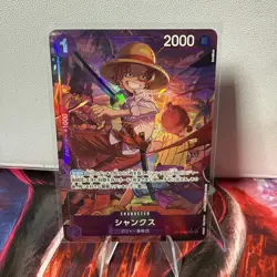 ONE PIECE Card Game Japanese Shanks (Alt Art) OP13-065 R Carrying on His Will - Image 1