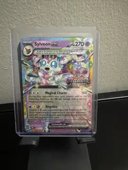 SYLVEON EX 2025 POKEMON PRISMATIC EVOLUTIONS SURPRISE BOX STAMP 41/131 Q0165 - Image 1