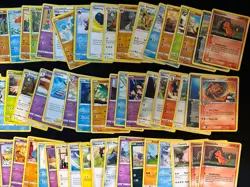 Pokemon TCG Lot 120+ Cards w/ Lunala Tin - Image 5