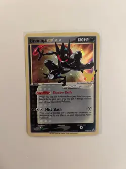 Pokemon TCG Greninja Gold Star SWSH144 Celebrations Promo (read desc) - NM - Image 1