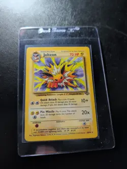 Pokemon TCG Jolteon Jungle Card 20/64 Regular Rare Non-Holo - Image 1