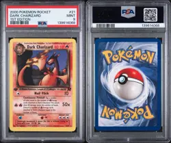 2000 POKEMON ROCKET 21 DARK CHARIZARD 1ST EDITION - PSA 9 - Image 3