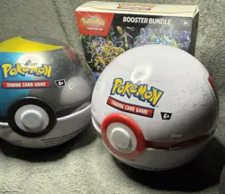 Pokemon TCG Pokeball Tin Brand New Factory Sealed (Premier Ball Pokeball) - Image 1