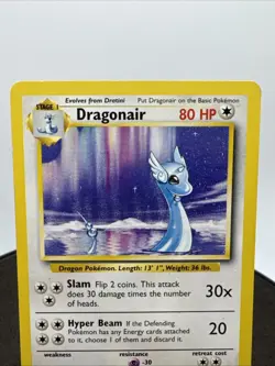 Pokemon Wizards 1999-2000 4th Print UK Base Set Unlimited Dragonair 18/102 - Image 2