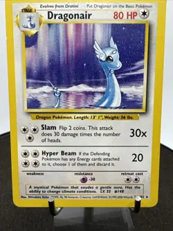 Pokemon Wizards 1999-2000 4th Print UK Base Set Unlimited Dragonair 18/102 - Image 3