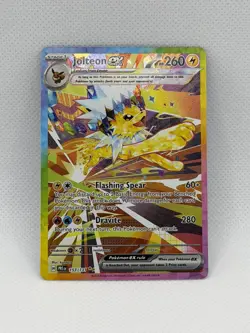 Jolteon ex 153/131 Special Illustration Rare SV Prismatic Evolutions Pokemon NM - Image 1