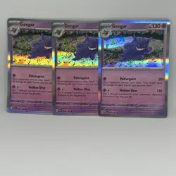 GENGAR 094/165 R 151 POKEMON HOLO NM SET OF 3 - Image 1