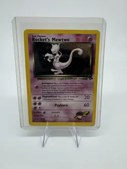 Pokemon TCG Rocket’s Mewtwo Unlimited Gym Challenge Holo Card 14/132 NM - Image 1