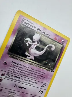 Pokemon TCG Rocket’s Mewtwo Unlimited Gym Challenge Holo Card 14/132 NM - Image 4