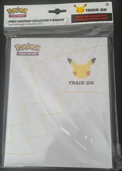 Pokemon First Partner Train On Collector's Binder 25th Anniversary Sealed 820650809606 - Image 1
