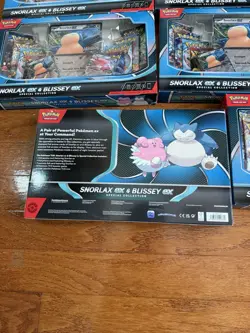 Pokemon Trading Card Game Snorlax ex and Blissey ex Special Collection Box (8) - Image 4