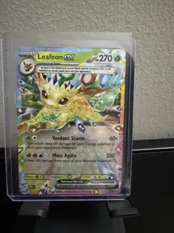 Pokemon TCG Leafeon EX Prismatic Evolution Double Rare 006/131 NM Card - Image 1