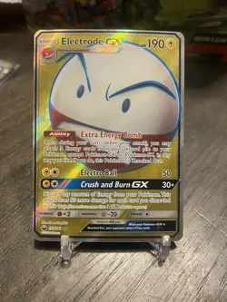 Pokemon Electrode GX 155/168 Celestial Storm Sun & Moon FULL ART - Image 1