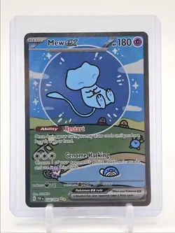 MEW EX 2024 POKEMON PALDEAN FATES SPECIAL ILLUSTRATION RARE FA 232/091 Q3626 - Image 1