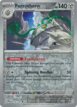 Ferrothorn 128/182 Reverse Holo Paradox Rift Pokemon TCG - Image 1