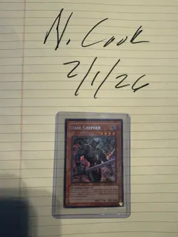 Yugioh Dark Grepher 1st Edition Secret Rare PTDN-EN000 VLP/NM - Image 1