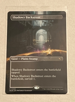 MTG Shadowy Backstreet (Borderless) - Murders at Karlov Manor - #330 - Image 1