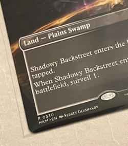 MTG Shadowy Backstreet (Borderless) - Murders at Karlov Manor - #330 - Image 3