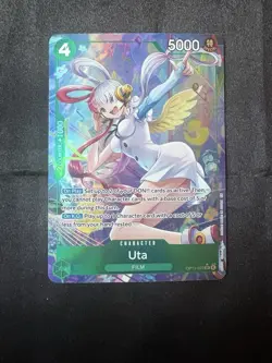Bandai Uta Alternate Art Foil OP13-023 Carrying on His Will SR 5000 Power - Image 1