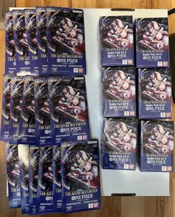 One Piece TCG The Azure Sea’s Seven OP-14 Mixed Booster Lot! Sleeved & Double - Image 1