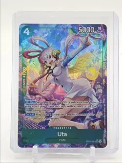 UTA 2025 ONE PIECE CARRYING WILL SUPER RARE ALT ART F #OP13-023 Q0646 - Image 1