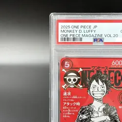 PSA 10 Monkey D Luffy ST21-014 ONE PIECE Magazine Promo 2025 Jump Japanese - Image 3