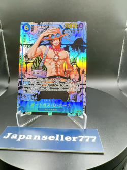 Ace OP13-119 SEC Manga Alt Art Carrying on His Will One Piece Card Japanese - Image 2