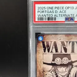 PSA 10 Ace OP13-119 SP Alt Art SEC Wanted Carrying on His Will One Piece Card JP - Image 2