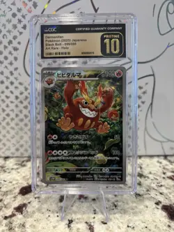 CGC 10 Pristine Darmanitan 099/086 AR Art Rare Black Bolt sv11B Pokemon Card - Image 1
