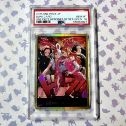 Don!! Gold Heroines PSA 10 EB03 Set One Piece Card Nami Robin Uta Boa Hancock - Image 1