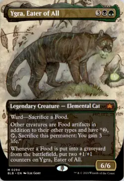 Ygra, Eater of All (Borderless) Bloomburrow BLB Normal NM - Image 1