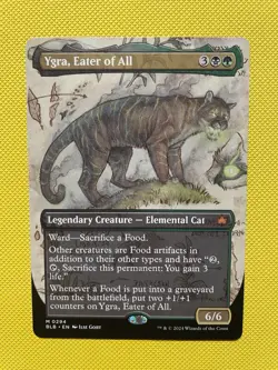 Ygra, Eater of All (Borderless) Bloomburrow Regular 0294 MTG - Image 1
