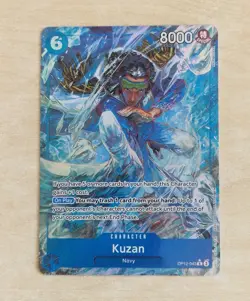 Kuzan Navy ALT ART Card OP12-043 R - English One Piece Foil - Image 1
