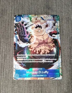 Monkey.D.Luffy - OP11-058 (TR) One Piece TCG Carrying On His Will Foil Card NM+ - Image 1