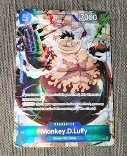 Monkey.D.Luffy - OP11-058 (TR) One Piece TCG Carrying On His Will Foil Card NM+ - Image 2