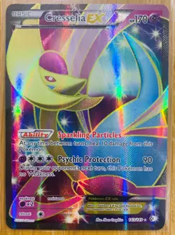 Cresselia EX 143/149 Boundaries Crossed Full Art Ultra Rare Holo Pokemon Card NM - Image 3