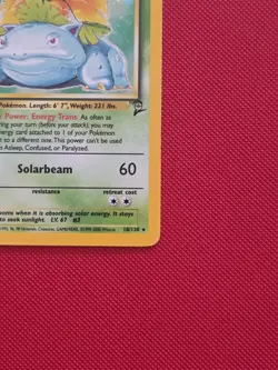 Pokemon Venusaur Holo Rare Card 18/130 Vintage Base Set 2 - Image 4