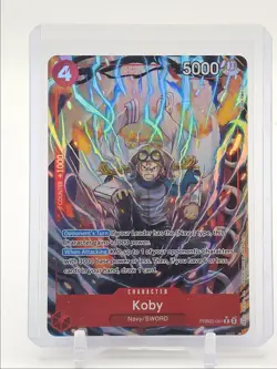 KOBY 2025 ONE PIECE CARD THE BEST VOL.2 RARE ALT ART #PRB02-001 Q0646 - Image 1