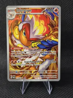 Infernape Illustration Twilight Masquerade Pokemon TCG Card 173/167 - Image 1