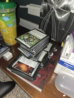 Mtg Bulk Lot Of 500 Green Cards With Uncommons, Foils, Rares - Image 1