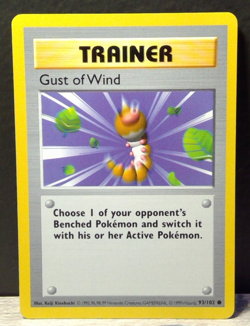 Gust of Wind 102/102 Base Set Shadowless Pokemon TCG Trainer Card NM 1999 - Image 1