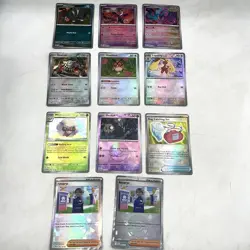 Lot Of 11 Pokemon TCG Prismatic Evolutions Pokeball Cards - Image 1