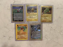 Lot Of 5 Pokemon Cards - Image 1