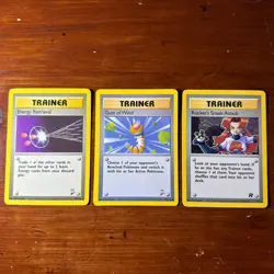 Lot of 17 Vintage 1999 Pokemon TCG Trainer Cards - Image 4