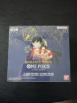 SEALED One Piece Romance Dawn Booster Box OP-01 1st Wave English Blue Bottom NEW - Image 1