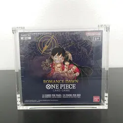One Piece Romance Dawn Booster Box OP-01 1st Wave English Blue Bottom *flaw* - Image 1