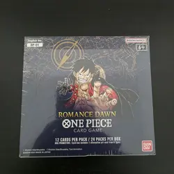 One Piece Romance Dawn Booster Box OP-01 1st Wave English Blue Bottom *flaw* - Image 4