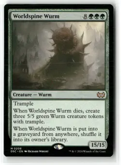Worldspine Wurm Commander: Duskmourn: House of Horror Regular - Image 1