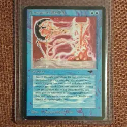 Magic: The Gathering Transmute Artifact Sorcery Regular Blue Antiquities Maddoc… - Image 1
